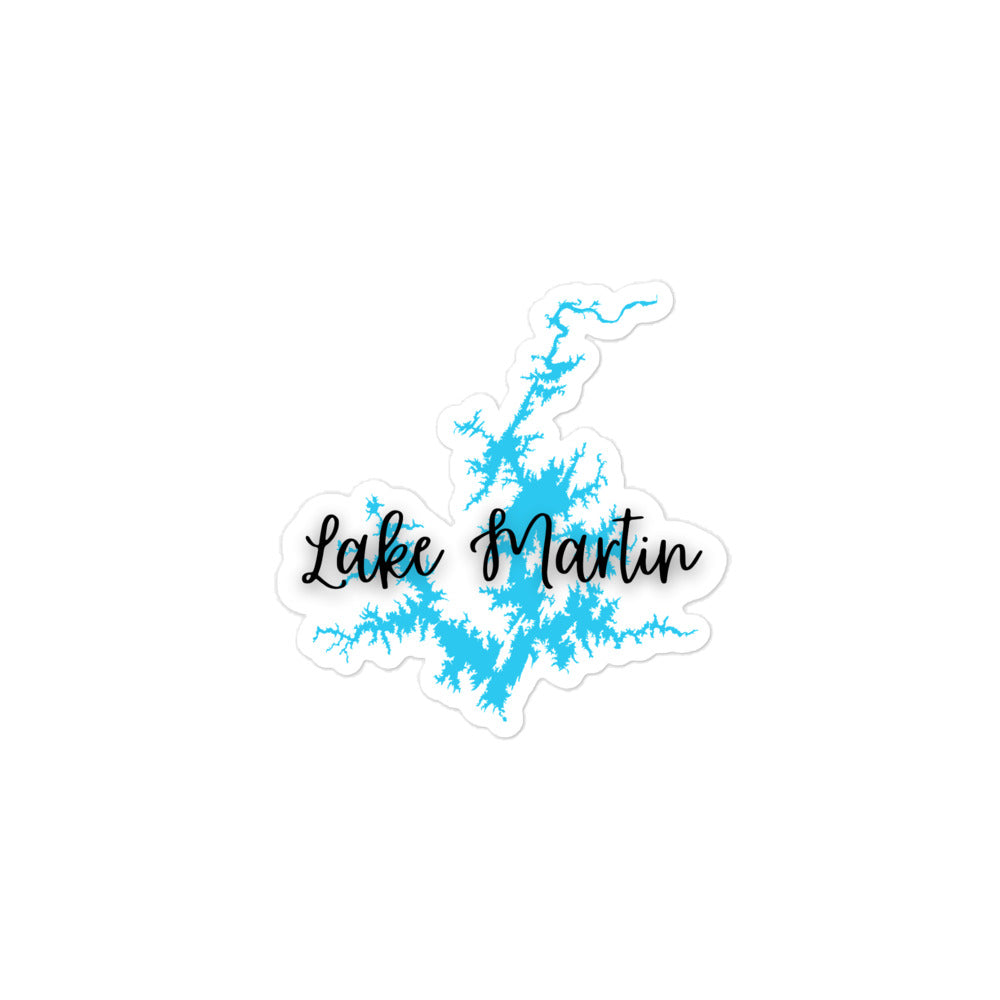 Lake Martin Bubble-free stickers